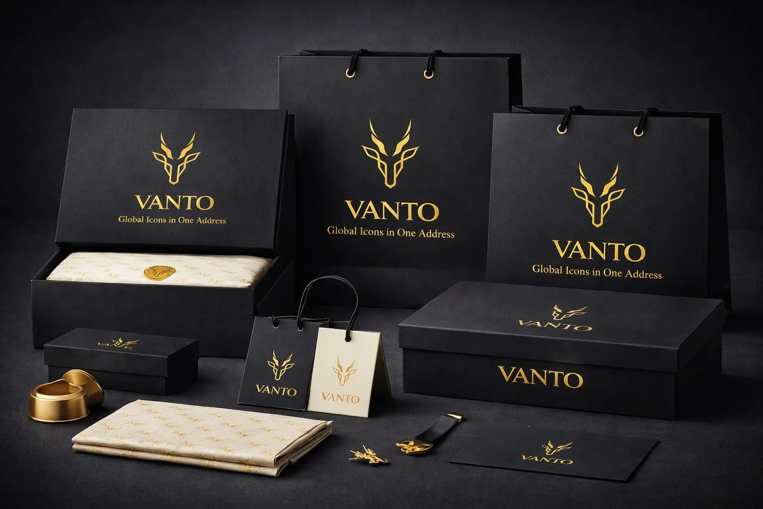 إكسسوارات وتجربة تغليف VANTO